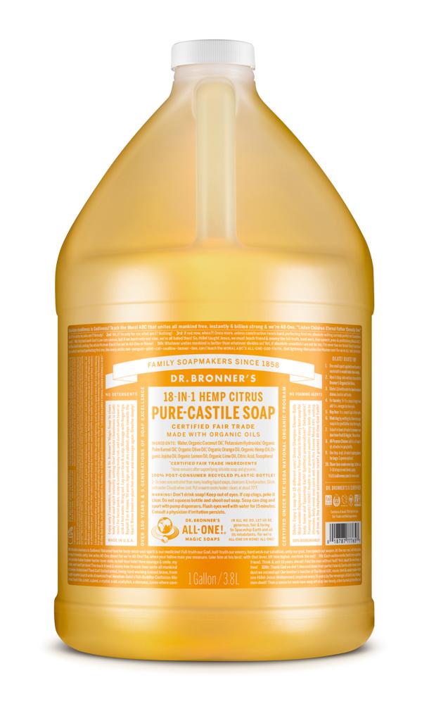 Dr. Bronner's - Organic Pure Castile Liquid Soap 3.8L *For local pick-up only*