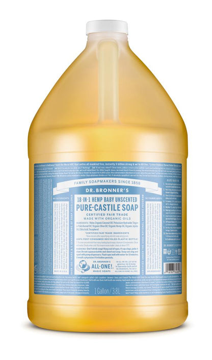 Dr. Bronner's - Organic Pure Castile Liquid Soap 3.8L *For local pick-up only*