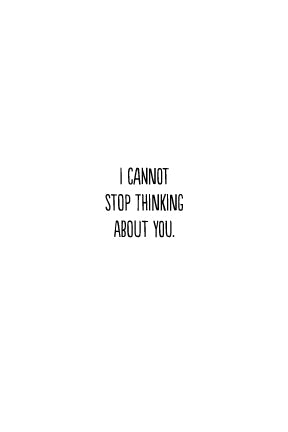 Sparkplug Creative - I Can Not Stop Thinking About You Card