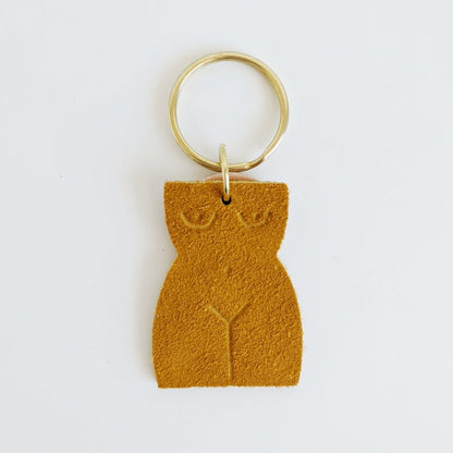 Small Hours Workshop - Brass Lady Key Ring