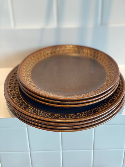 Vintage - Rare 1960s Wedgwood Pennine Luncheon Plates set of 3