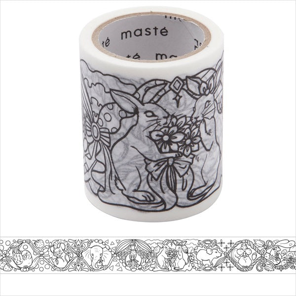 Masté - Washi Masking Tape - Colouring Washi