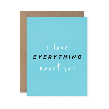 Sparkplug Creative - I Love Everything About You Card
