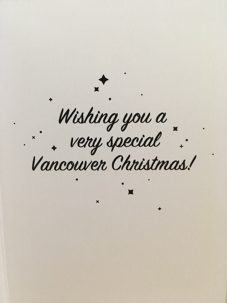 Woodbine Drive - Vancouver Special Christmas Card